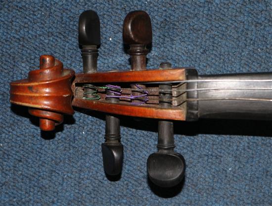 An early 20th century viola, The Apollo, c.1912, 26in., with later case